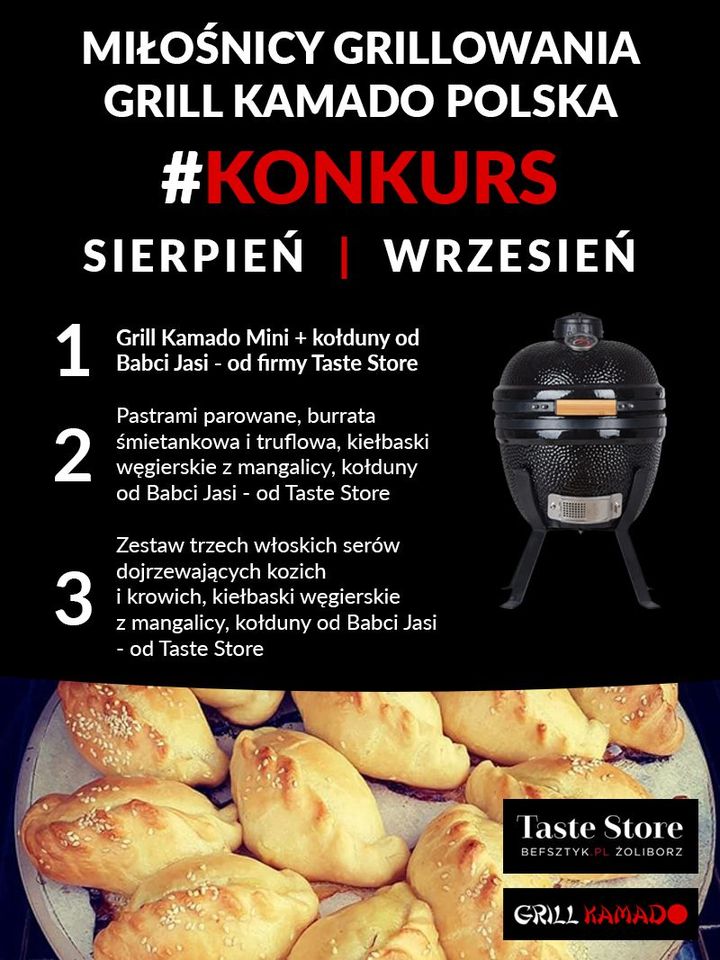 Sierpniowo-wrześniowy konkurs : „Pieczenie na grillu”